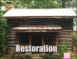 Historic Log Cabin Restoration  Harpster, Ohio